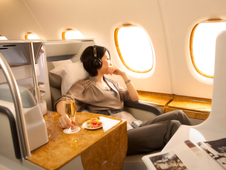 Review: Emirates A380 Business Class