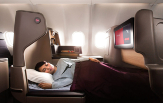The Qantas Business Suite, currently on the A330s