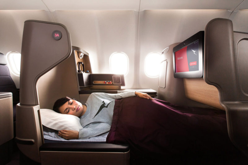 The Qantas Business Suite, currently on the A330s