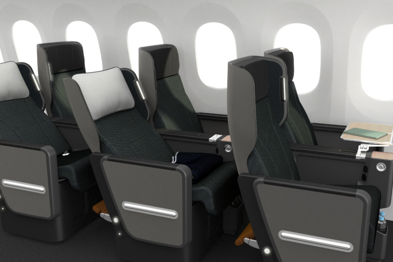 Qantas unveils new premium economy seat for the Dreamliner