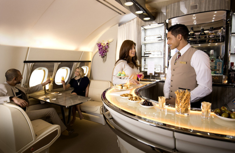 Emirates revamps its iconic A380 onboard lounge