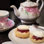 Scones, Royal Albert tea set web