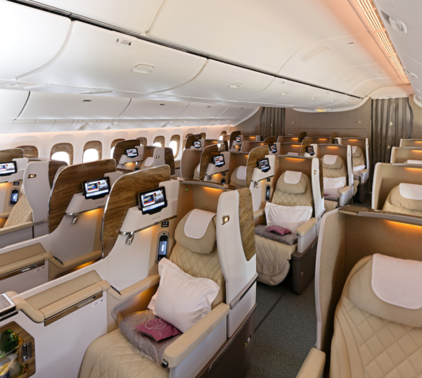 How To Use Qantas Points To Fly Emirates Business And First Class 2024   Emirates Business Class Cabin On Boeing 777 300ER 600x537 