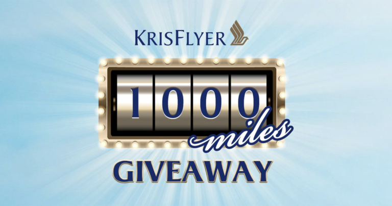 Join Singapore Airlines’ KrisFlyer program and get 1,000 bonus miles