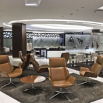 Etihad business class lounge Abu Dhabi