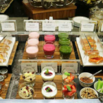 Singapore Airlines first class lounge London Heathrow food