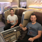 Singapore Airlines 777 first class cabin