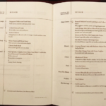 Singapore Airlines first class dinner menu2