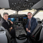 Qantas Capt Lisa Norman and CEO Alan Joyce 800px