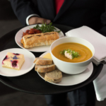 Qantas lounge tray service 800px