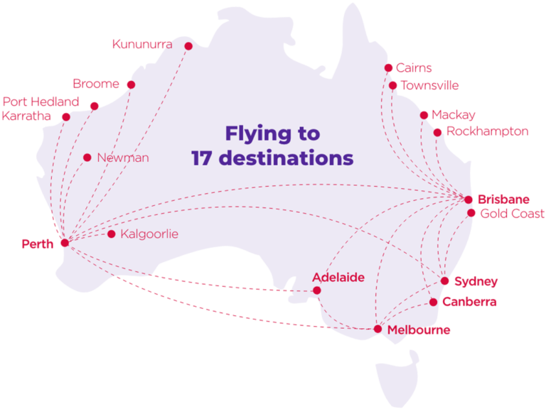 Virgin Australia Map The High Life