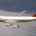 Qantas Boeing 747 first 1971